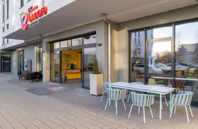 Das Gebäude in dem sich das Hotel befindet