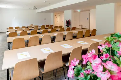 Der Geschäftsbereich oder Konferenzraum in der Unterkunft Boardinghaus Bayerwaldpark