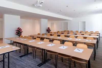 Der Geschäftsbereich oder Konferenzraum in der Unterkunft Boardinghaus Bayerwaldpark