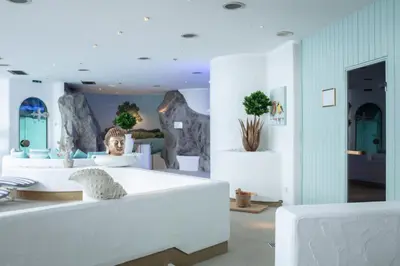 Ein Bett oder Betten in einem Zimmer der Unterkunft Villa Adolphine