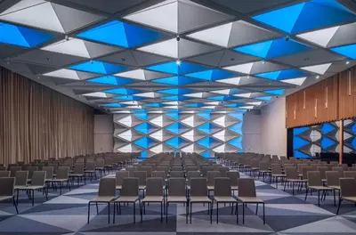 Der Geschäftsbereich oder Konferenzraum in der Unterkunft Andaz Munich Schwabinger Tor, By Hyatt