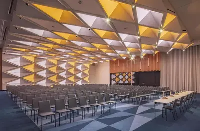 Der Geschäftsbereich oder Konferenzraum in der Unterkunft Andaz Munich Schwabinger Tor, By Hyatt