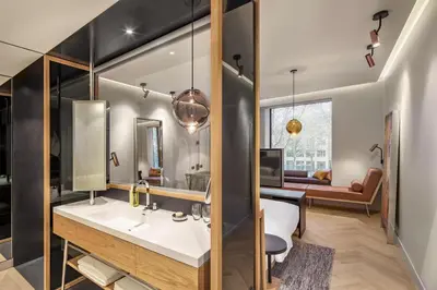Ein Badezimmer in der Unterkunft Andaz Munich Schwabinger Tor, By Hyatt