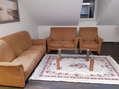 Ein Sitzbereich in der Unterkunft Royal Boardinghouse GmbH - Munich