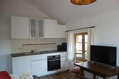 Küche/Küchenzeile in der Unterkunft Appartement - Ferienwohnung - FeWo Heuboden