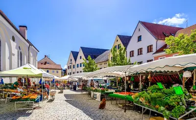 Das Gebäude in dem sich die Ferienwohnung befindet