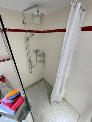 Ein Badezimmer in der Unterkunft Fünf Seen Apartments