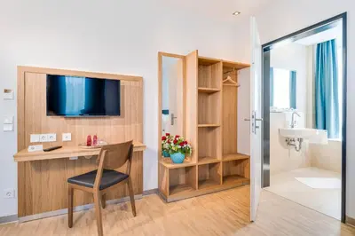 Ein Badezimmer in der Unterkunft Hotel-Etage Apfelrot managed by Hotel Apfelbaum