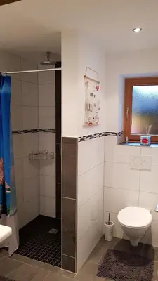 Ein Badezimmer in der Unterkunft Am alten Skihang