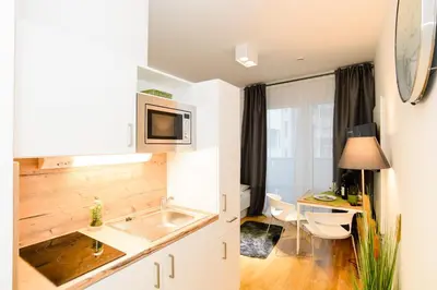 TV/Unterhaltungsangebot in der Unterkunft Apart Hotel Messe Munich - my room Apartments