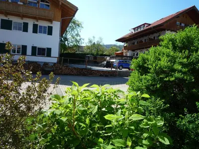 Ein Garten an der Unterkunft Gästehaus Johanna