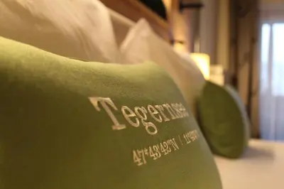 Ein Bett oder Betten in einem Zimmer der Unterkunft Seehotel zur Post