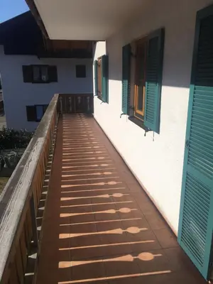 Ein Balkon oder eine Terrasse in der Unterkunft ALPENFREUND