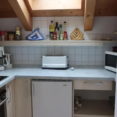 Küche/Küchenzeile in der Unterkunft FeWo Bader