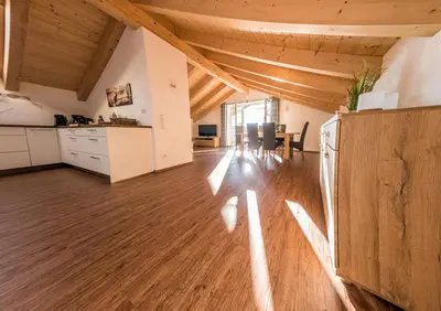 Küche/Küchenzeile in der Unterkunft Alpenwohnung Neuner