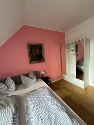 Ein Bett oder Betten in einem Zimmer der Unterkunft Gasthaus Fischerrosl