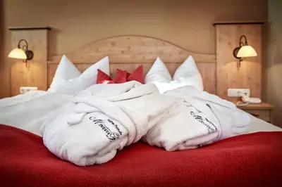 Ein Bett oder Betten in einem Zimmer der Unterkunft Apparthotel Minerva Diana Octavia