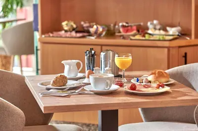 Essen im Hotel oder in der Nähe