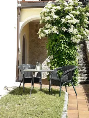 Ein Garten an der Unterkunft Die Maria