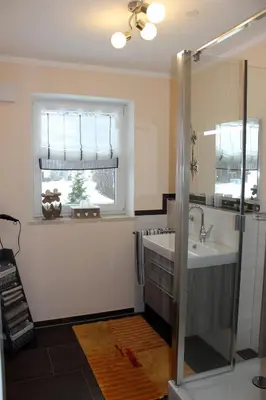 Ein Badezimmer in der Unterkunft Ferienwohnung Geyer