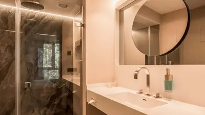 Ein Badezimmer in der Unterkunft Innspire Hotel