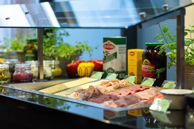 Essen im Hotel oder in der Nähe