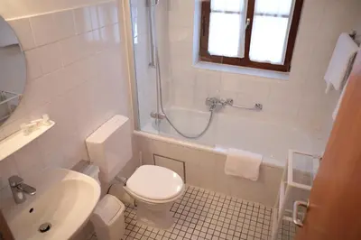 Ein Badezimmer in der Unterkunft Seewirt Ecking