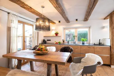 Küche/Küchenzeile in der Unterkunft exklusives Alpenchalet mit Jacuzzi & Sauna für bis zu 10 Personen