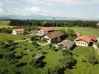 Naturlandschaft in der Nähe des Bauernhofs