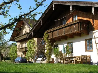 Das Gebäude in dem sich der Bauernhof befindet