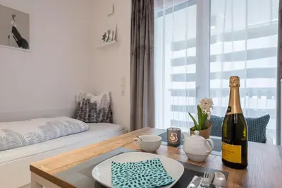 Getränke in der Unterkunft Serviced Apartment München-Messe/G