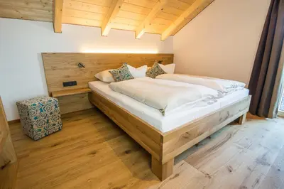 Ein Bett oder Betten in einem Zimmer der Unterkunft AusZeit