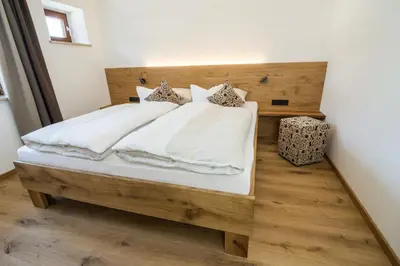 Ein Bett oder Betten in einem Zimmer der Unterkunft AusZeit