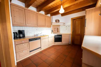 Küche/Küchenzeile in der Unterkunft Alpen Chalet