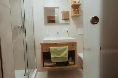 Ein Badezimmer in der Unterkunft Hotel - Landgasthof Obermaier Zum Vilserwirt