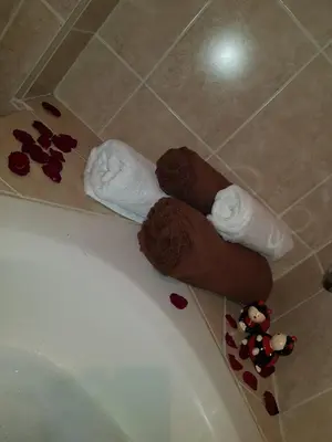 Ein Badezimmer in der Unterkunft Romantik Ferienwohnung am Tor zum Allgäu