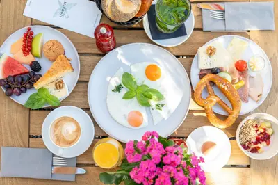 Essen im Hotel oder in der Nähe
