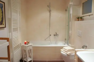 Ein Badezimmer in der Unterkunft Bad Tölz Mittendrin