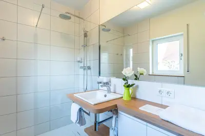 Ein Badezimmer in der Unterkunft INhouse - Wohnen auf Zeit