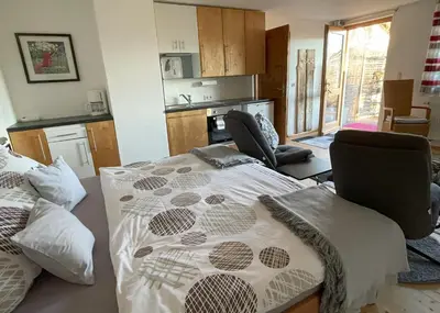 Küche/Küchenzeile in der Unterkunft Ferienhaus Langer
