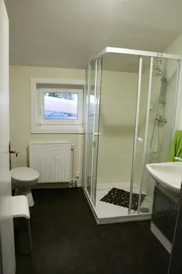 Ein Badezimmer in der Unterkunft Florentiner Haus