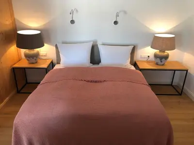 Ein Bett oder Betten in einem Zimmer der Unterkunft Hof Kaltenbrunn