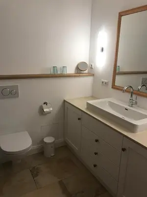 Ein Badezimmer in der Unterkunft Hof Kaltenbrunn