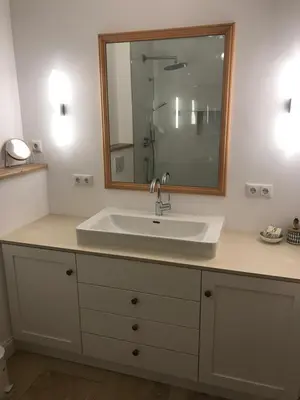 Ein Badezimmer in der Unterkunft Hof Kaltenbrunn