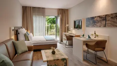 TV/Unterhaltungsangebot in der Unterkunft Amper Art Hotel