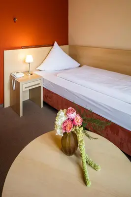 Ein Bett oder Betten in einem Zimmer der Unterkunft Hofgut Algertshausen