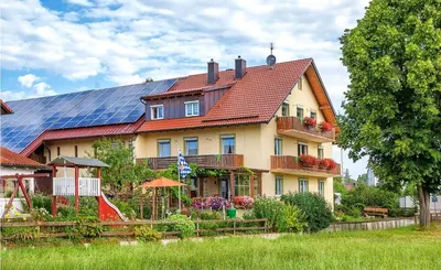 Ein Garten an der Unterkunft Steffi's Landhof