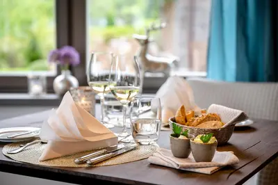 Essen im Hotel oder in der Nähe