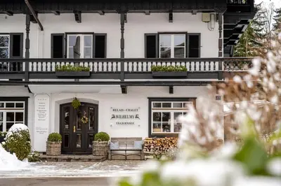 Eine Fassade oder ein Eingang zu Boutique Hotel Relais Chalet Wilhelmy
