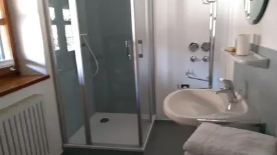 Ein Badezimmer in der Unterkunft Ferienwohnung Danner